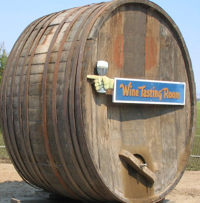 Wine Tasting Barrel